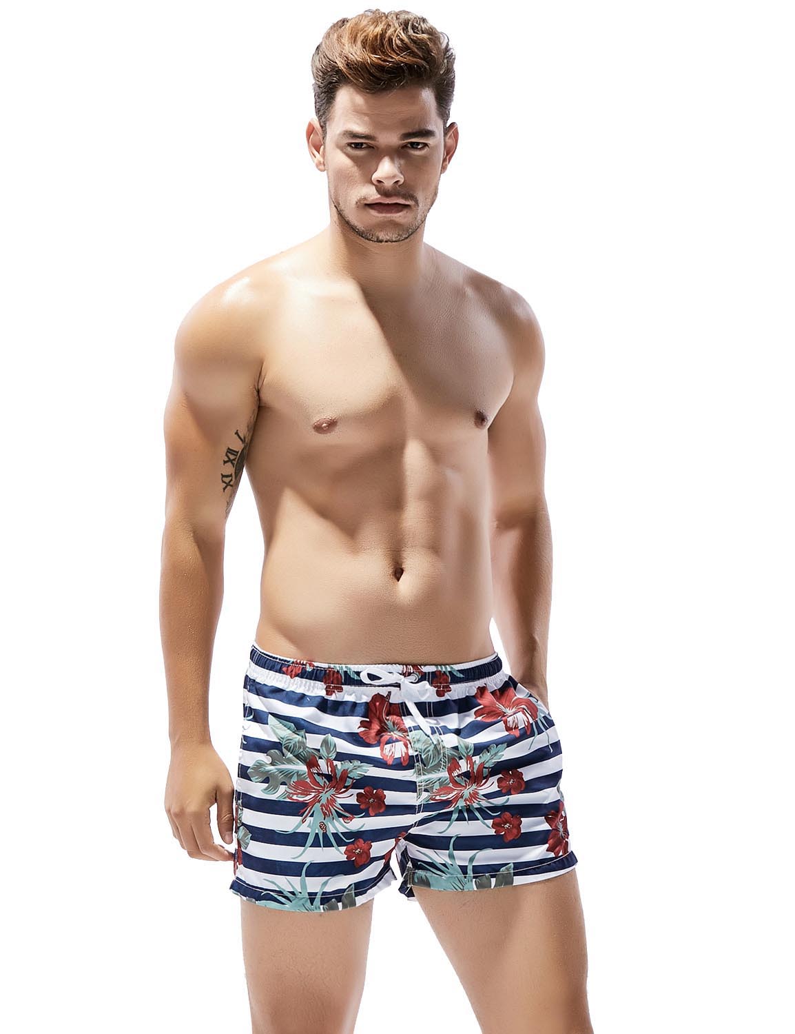 Flower Swim Beach Surf Shorts 71306 | dmunderwear detail image 7