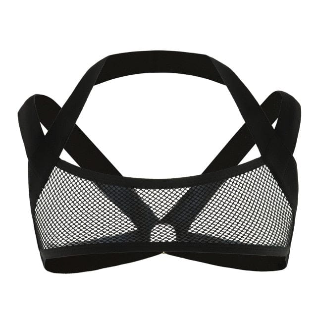 Taboo Mesh Harness | dmunderwear detail image 6