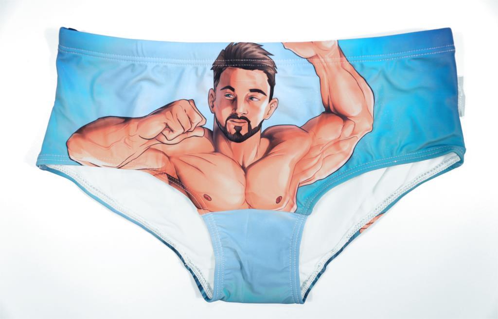 ORVLS Taddlee Blue Diver Swim Briefs | dmunderwear detail image 6