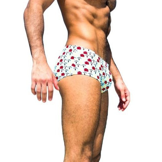 Taddlee Little Houses Swim Briefs | dmunderwear detail image 6