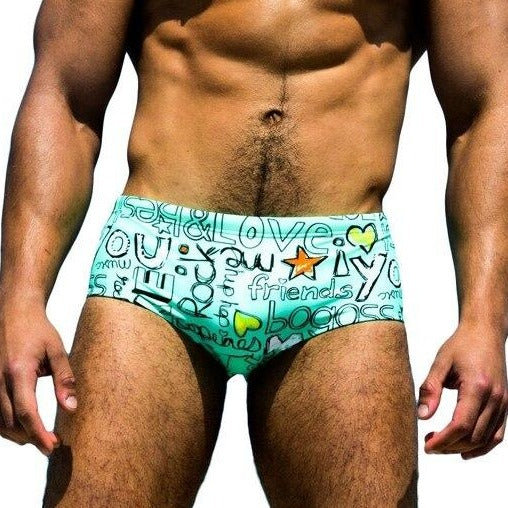 ORVLS Taddlee Shout Out Swim Trunks | dmunderwear detail image 3