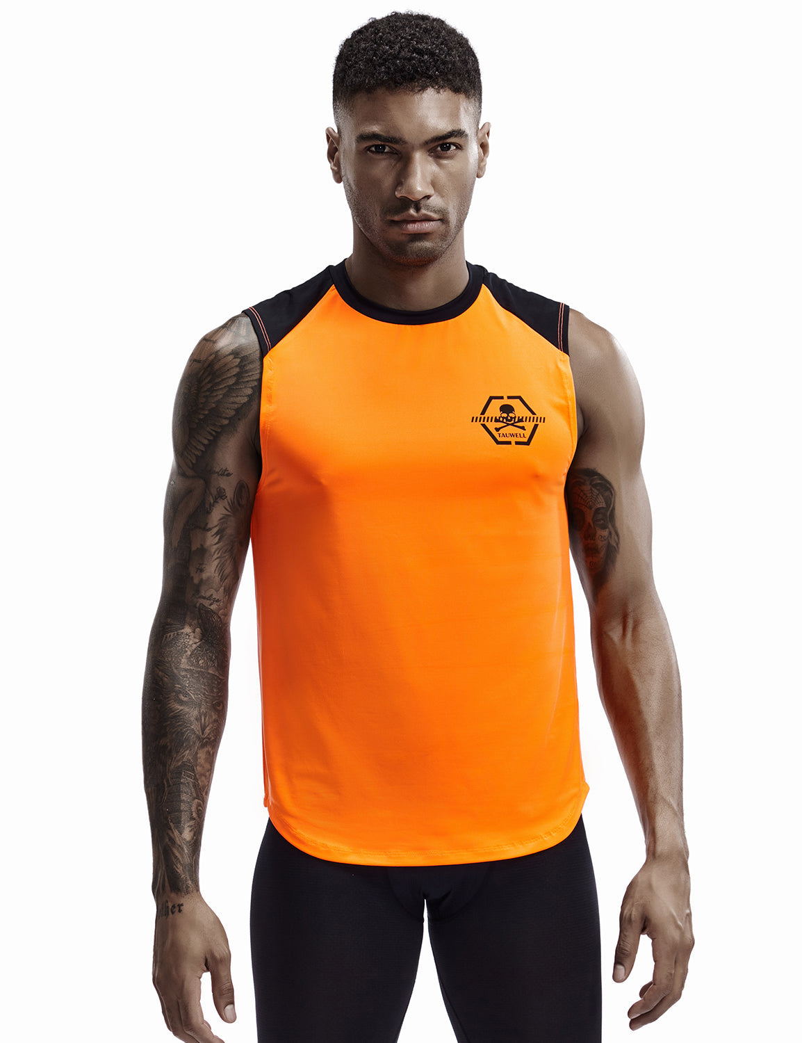 Tall Training Sleeveless T-shirt Quick Dry 9702 | dmunderwear detail image 7