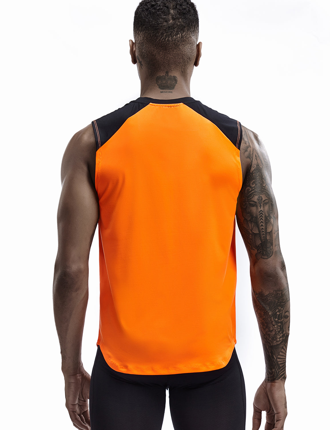 Tall Training Sleeveless T-shirt Quick Dry 9702 | dmunderwear detail image 8