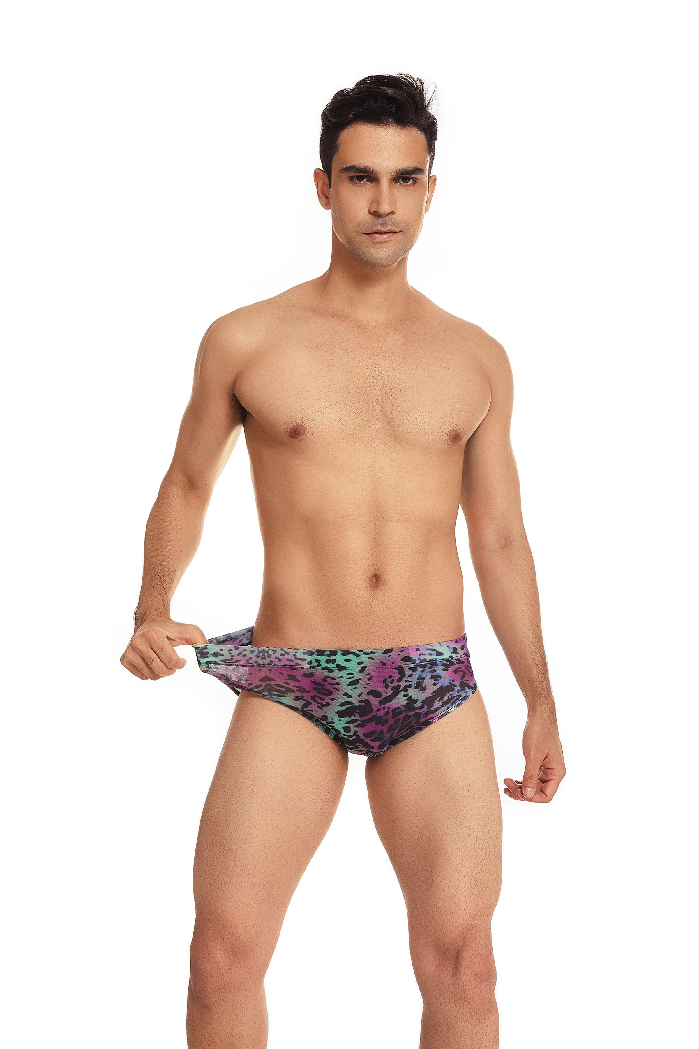 Tan-Through Mesh Swim Briefs | dmunderwear detail image 14