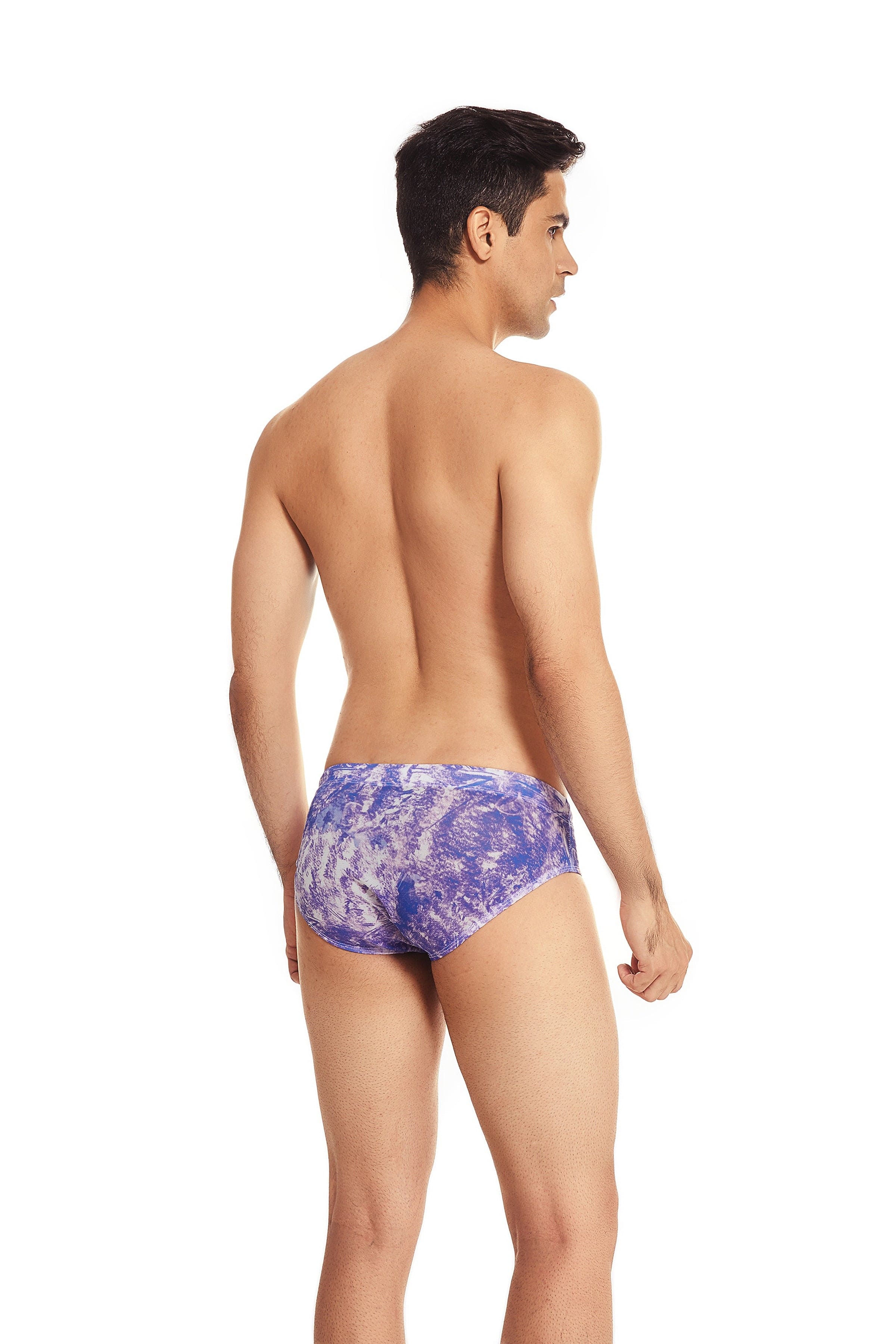 Tan-Through Mesh Swim Briefs | dmunderwear detail image 16