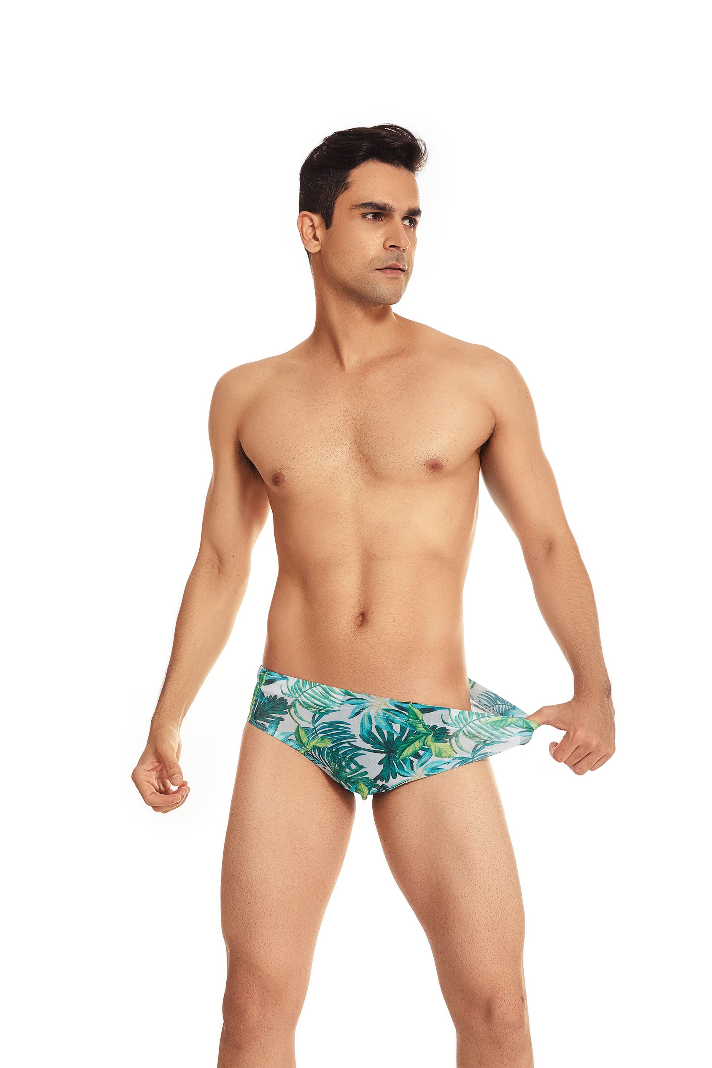 Tan-Through Mesh Swim Briefs | dmunderwear detail image 4