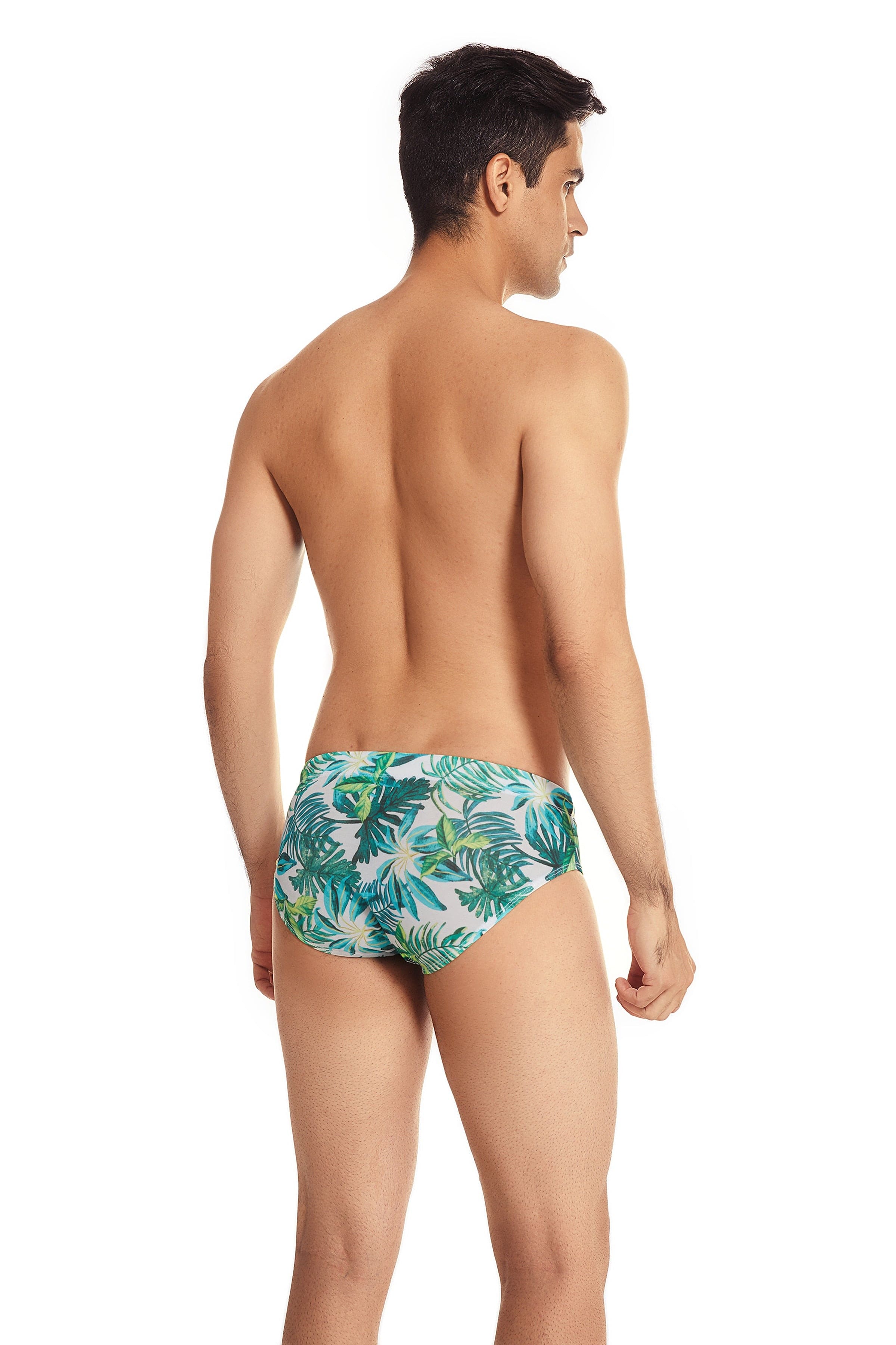Tan-Through Mesh Swim Briefs | dmunderwear detail image 7