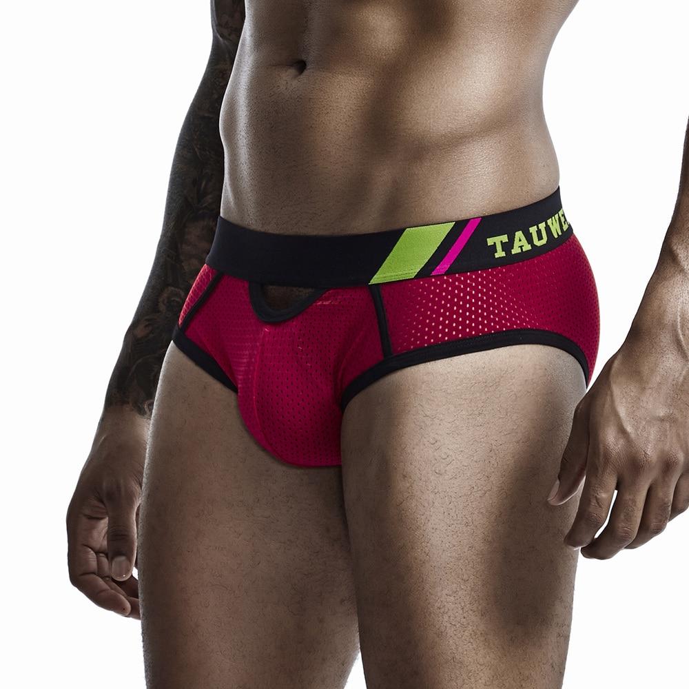Tauwell Hollow Front + Back Mesh Briefs | dmunderwear detail image 2