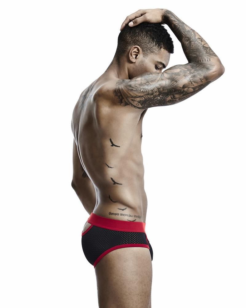 Tauwell Hollow Front + Back Mesh Briefs | dmunderwear detail image 8