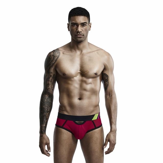 ORVLS Tauwell Hollow Front + Back Mesh Briefs | dmunderwear detail image 3