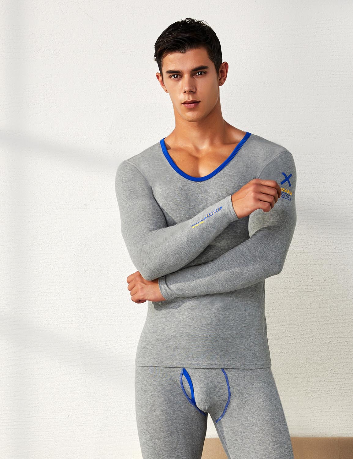 Thermal Crew Neck Baselayer Long Sleeve Tops 81201 | dmunderwear detail image 15