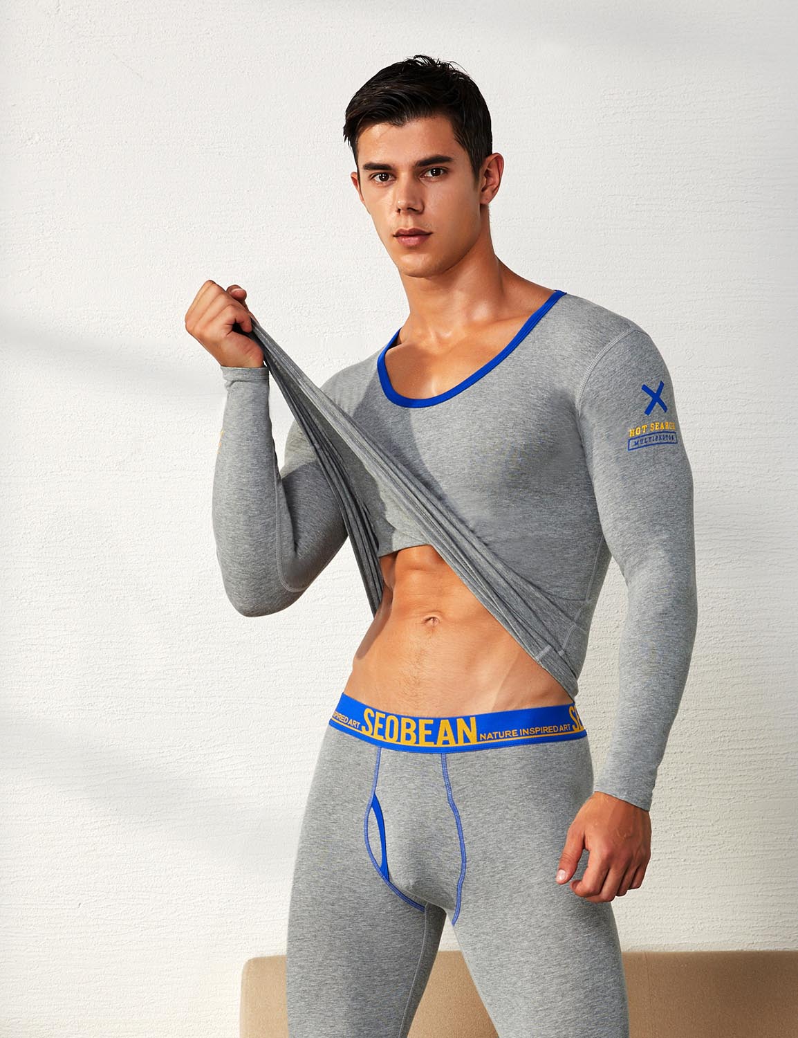 Thermal Crew Neck Baselayer Long Sleeve Tops 81201 | dmunderwear detail image 16