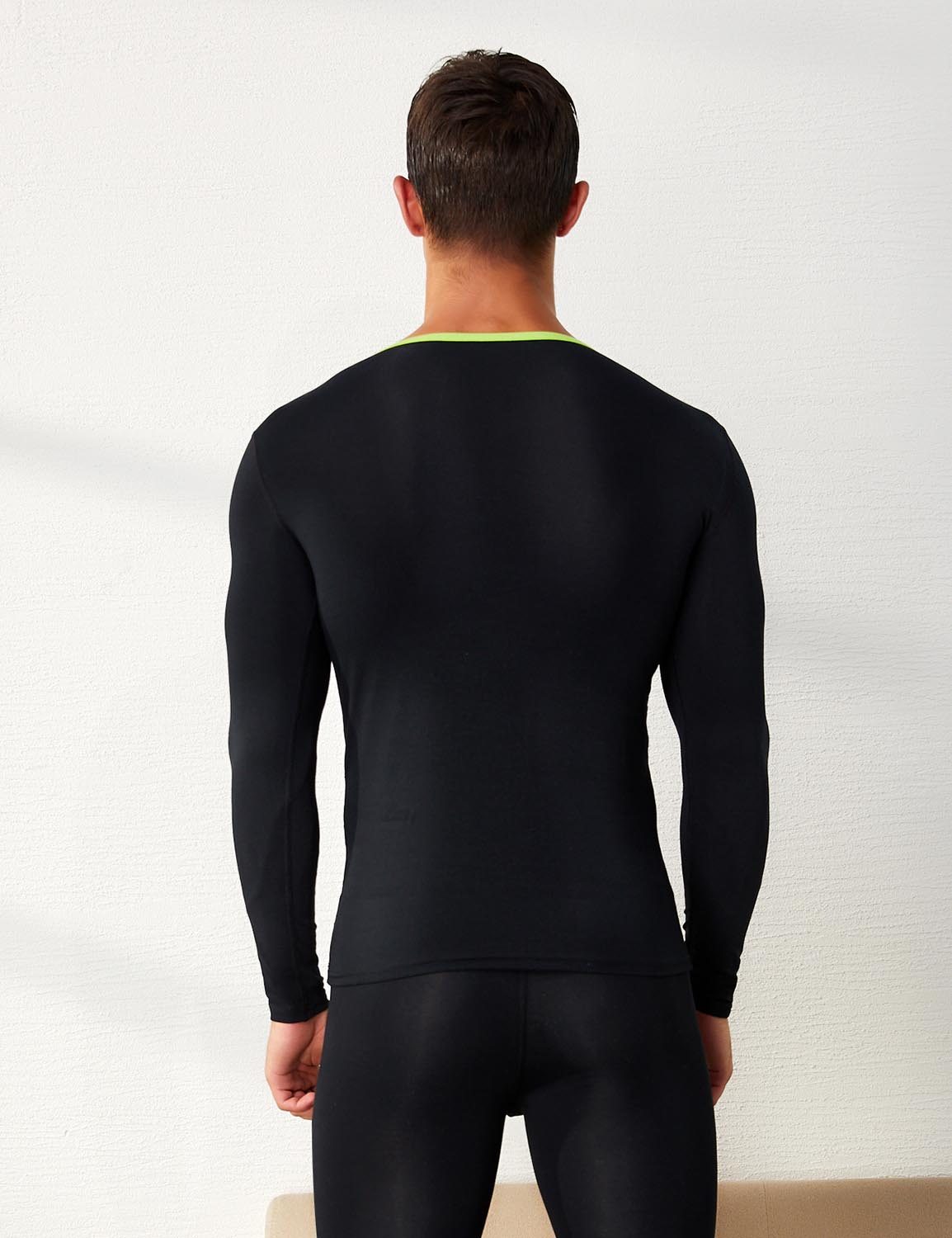 Thermal Crew Neck Baselayer Long Sleeve Tops 81201 | dmunderwear detail image 2