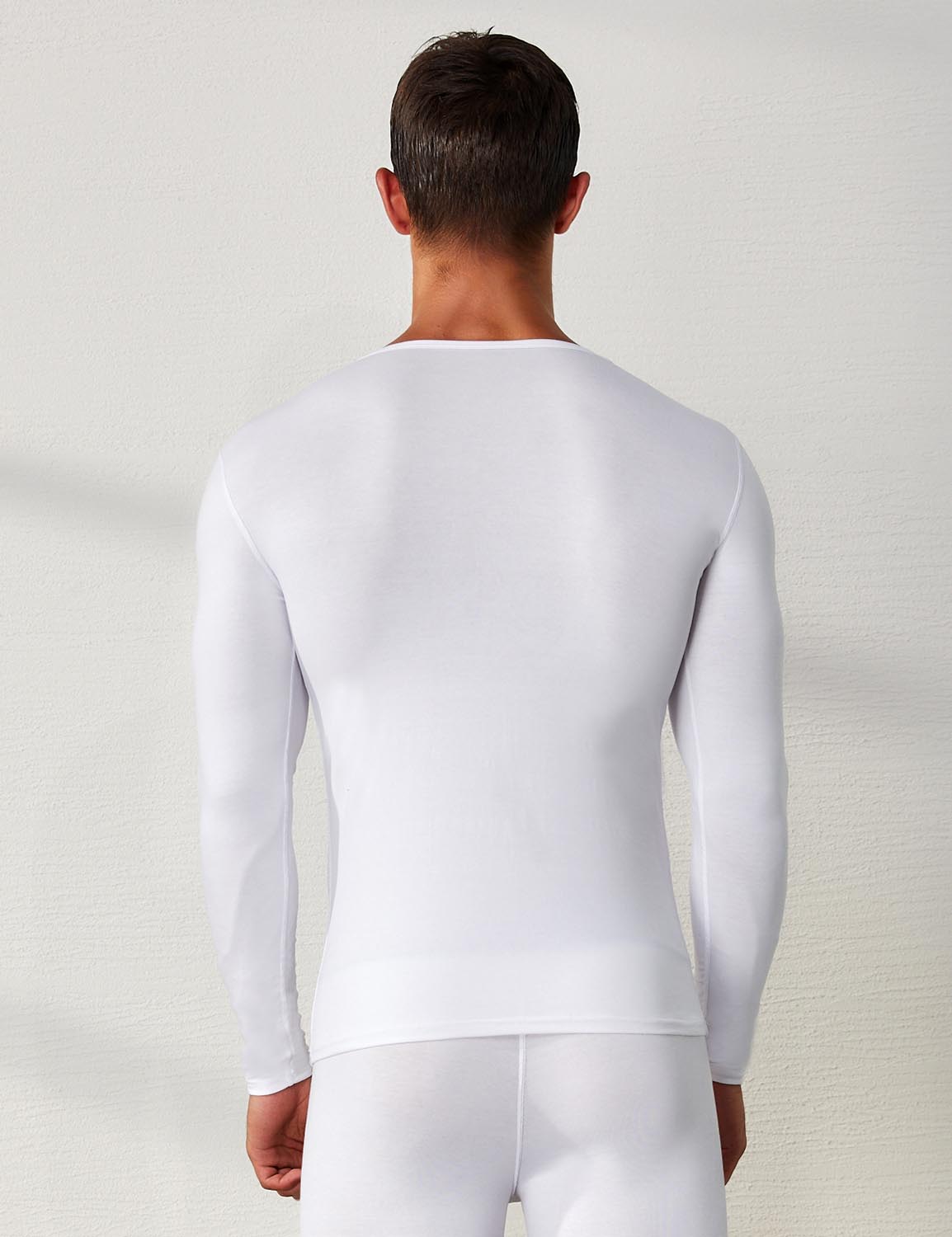 Thermal Crew Neck Baselayer Long Sleeve Tops 81201 | dmunderwear detail image 6