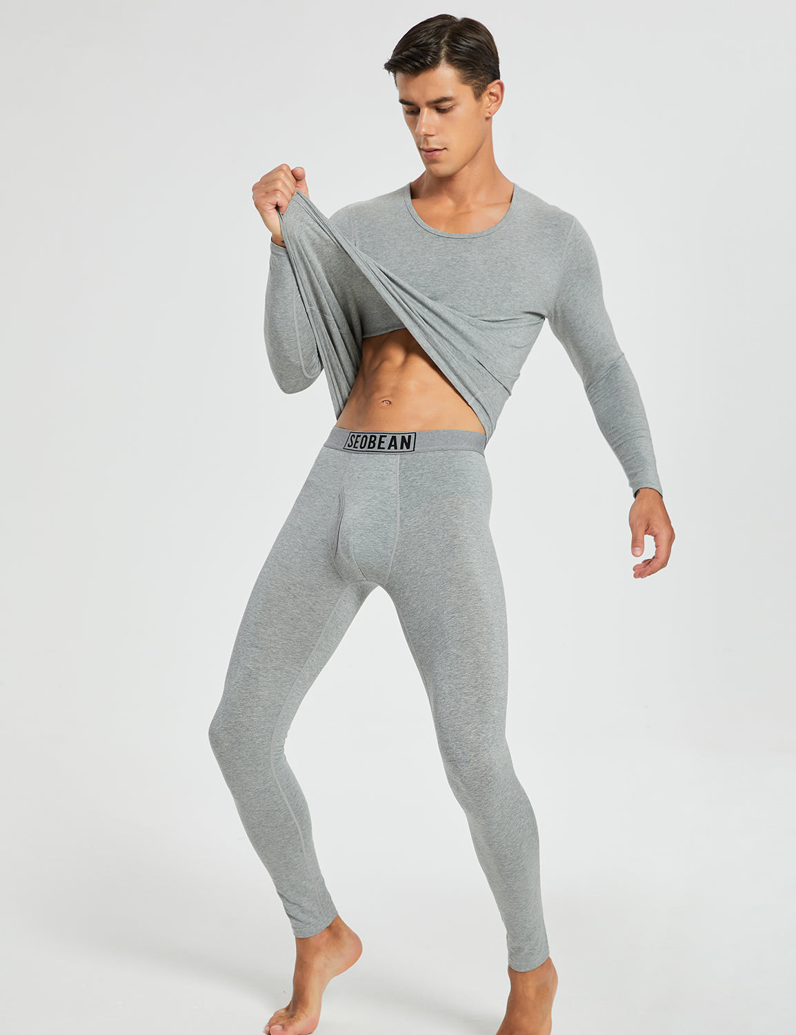 Thermal Long Sleeve Tops/Long John Set 231201 | dmunderwear detail image 16
