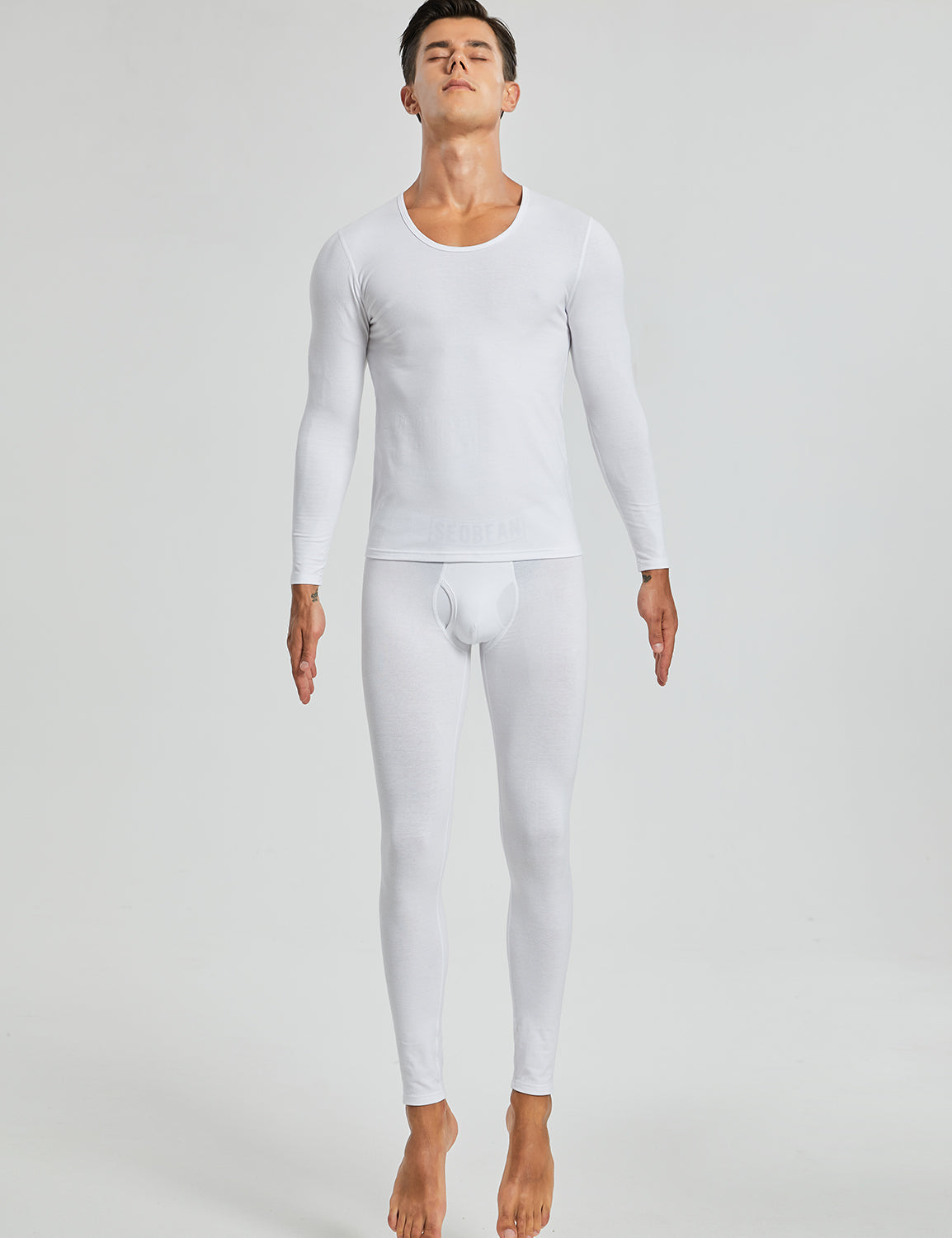 Thermal Long Sleeve Tops/Long John Set 231201 | dmunderwear detail image 3