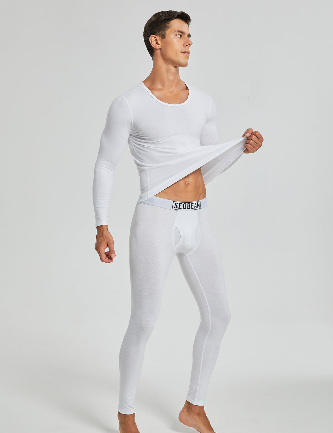 Thermal Long Sleeve Tops/Long John Set 231201 | dmunderwear detail image 5