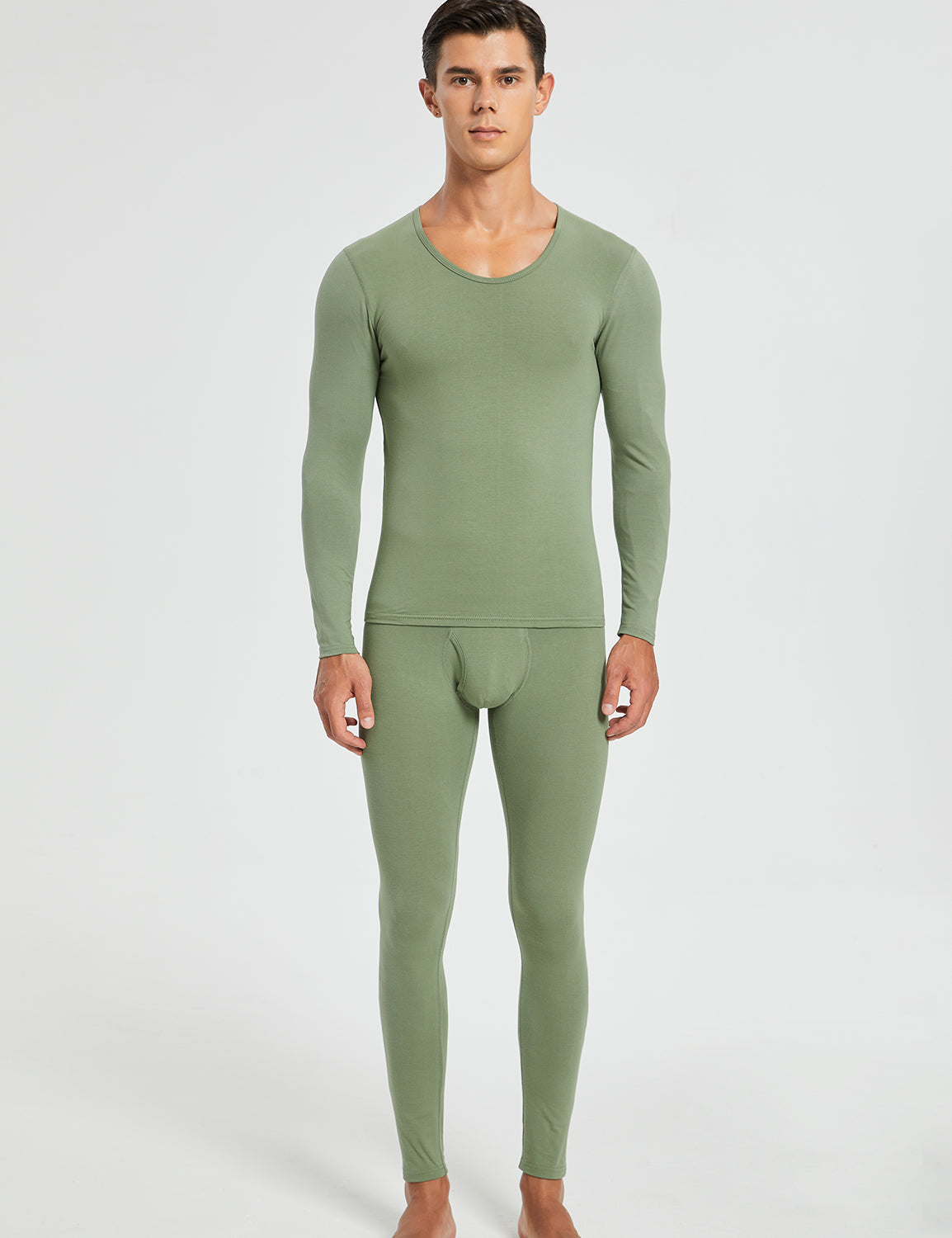 Thermal Long Sleeve Tops/Long John Set 231201 | dmunderwear detail image 8
