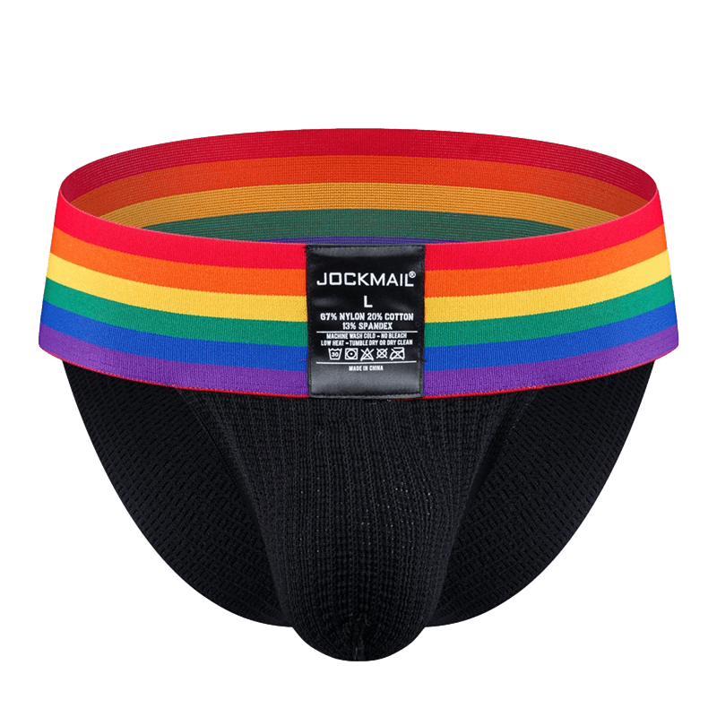 Thick Pride Tanga Briefs | dmunderwear detail image 11