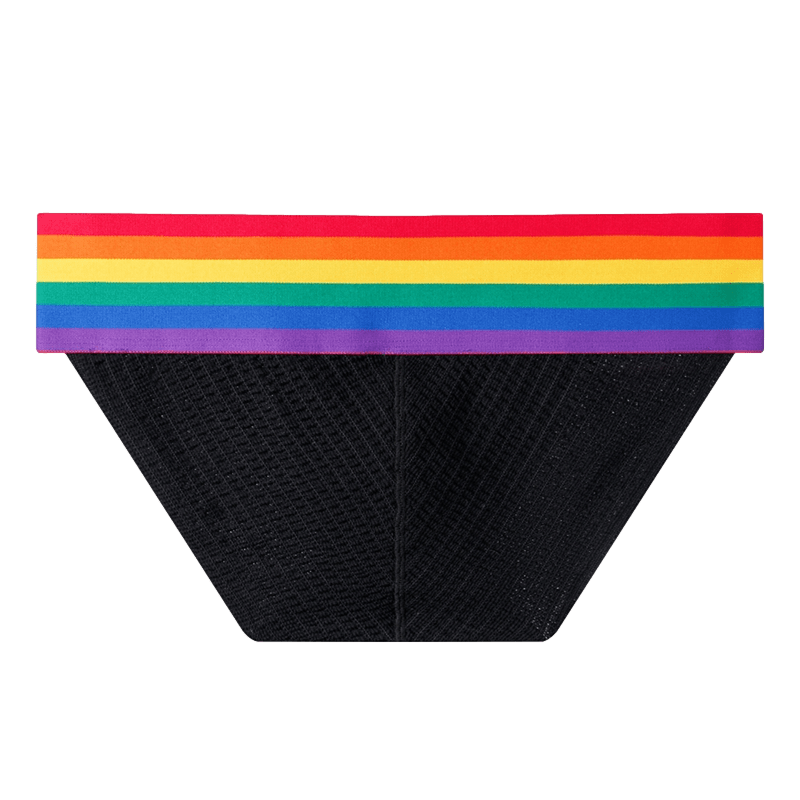Thick Pride Tanga Briefs | dmunderwear detail image 12