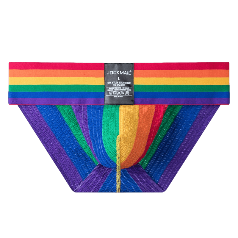 Thick Pride Tanga Briefs | dmunderwear detail image 2
