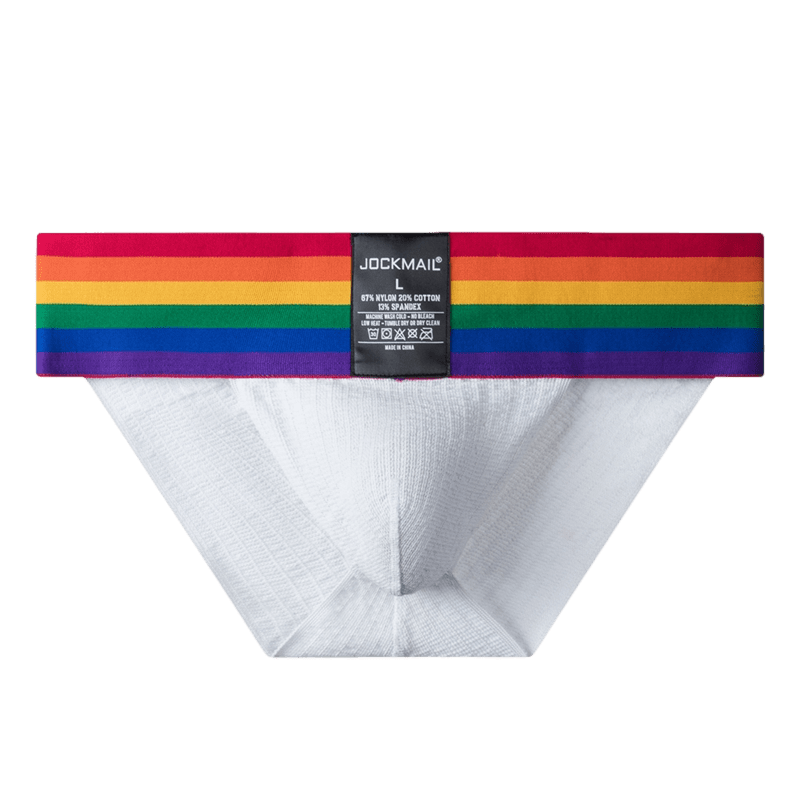 Thick Pride Tanga Briefs | dmunderwear detail image 4