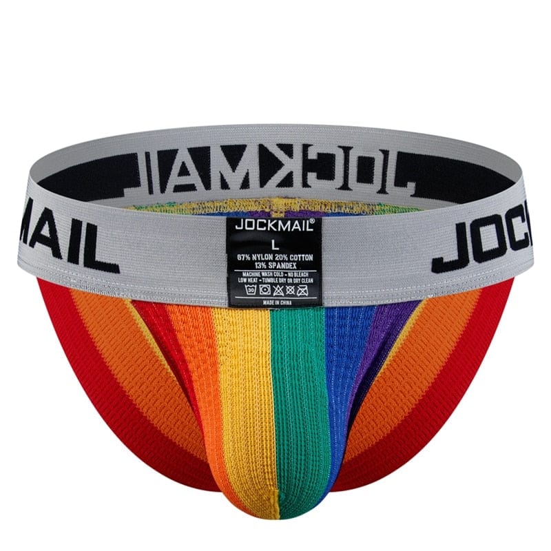 Thick Rainbow Tanga Briefs | dmunderwear