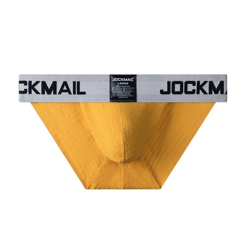 Thick Rainbow Tanga Briefs | dmunderwear detail image 10