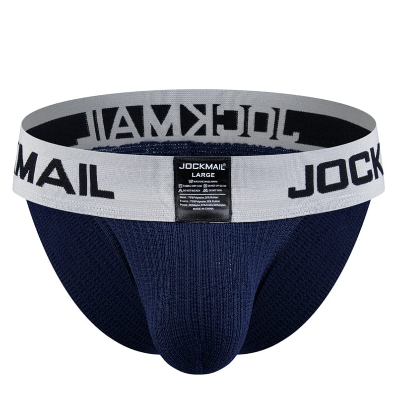Thick Rainbow Tanga Briefs | dmunderwear detail image 11