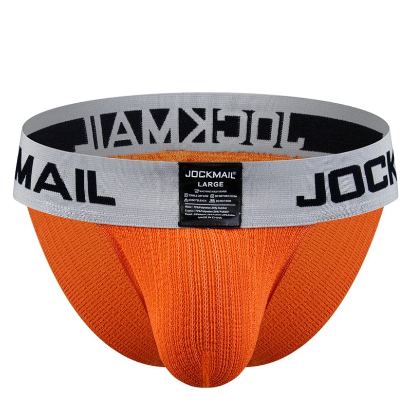Thick Rainbow Tanga Briefs | dmunderwear detail image 15