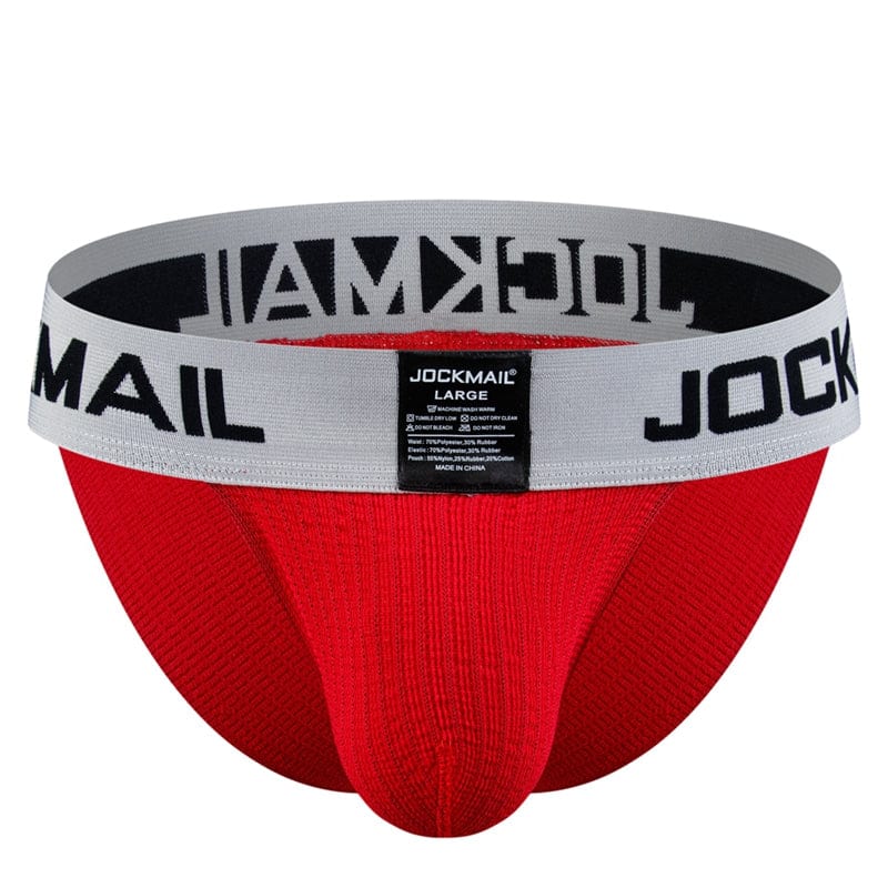 Thick Rainbow Tanga Briefs | dmunderwear detail image 19
