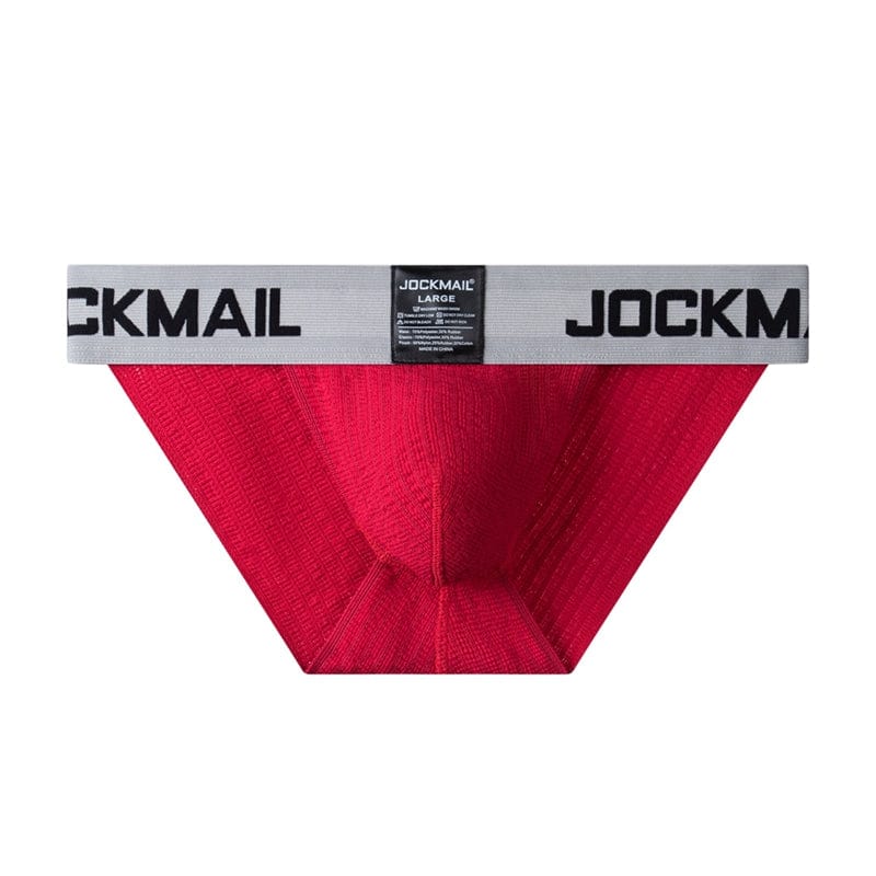 Thick Rainbow Tanga Briefs | dmunderwear detail image 20