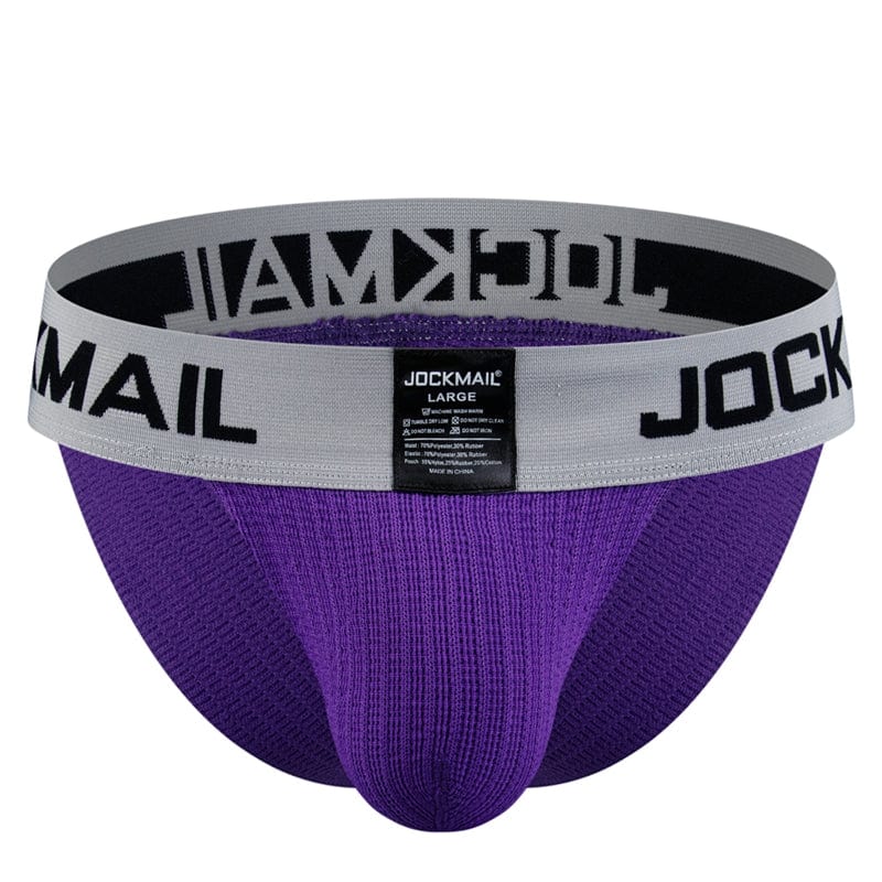Thick Rainbow Tanga Briefs | dmunderwear detail image 5