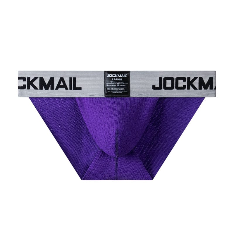 Thick Rainbow Tanga Briefs | dmunderwear detail image 6