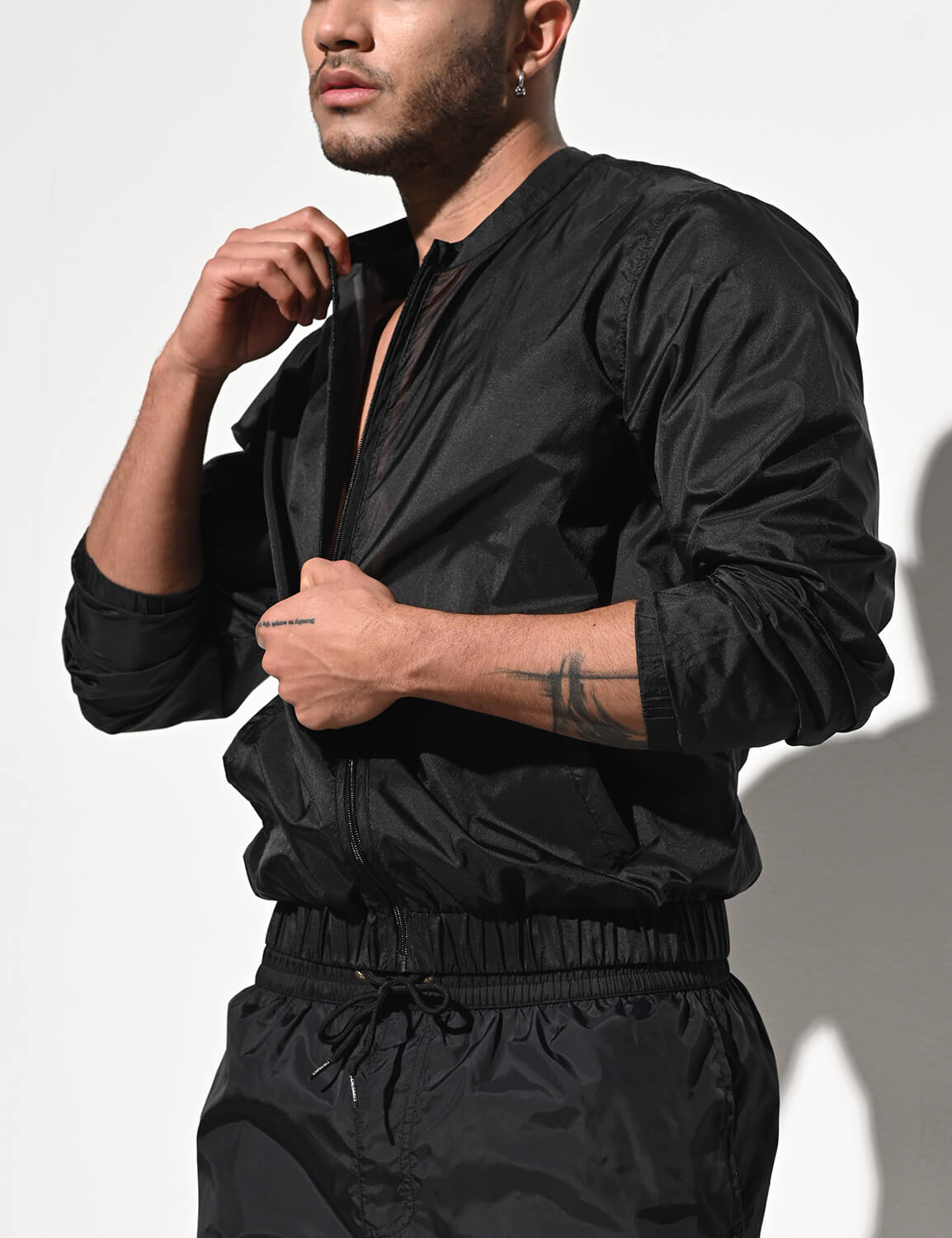 Thin Long Sleeve Jacket B7242 | dmunderwear detail image 15