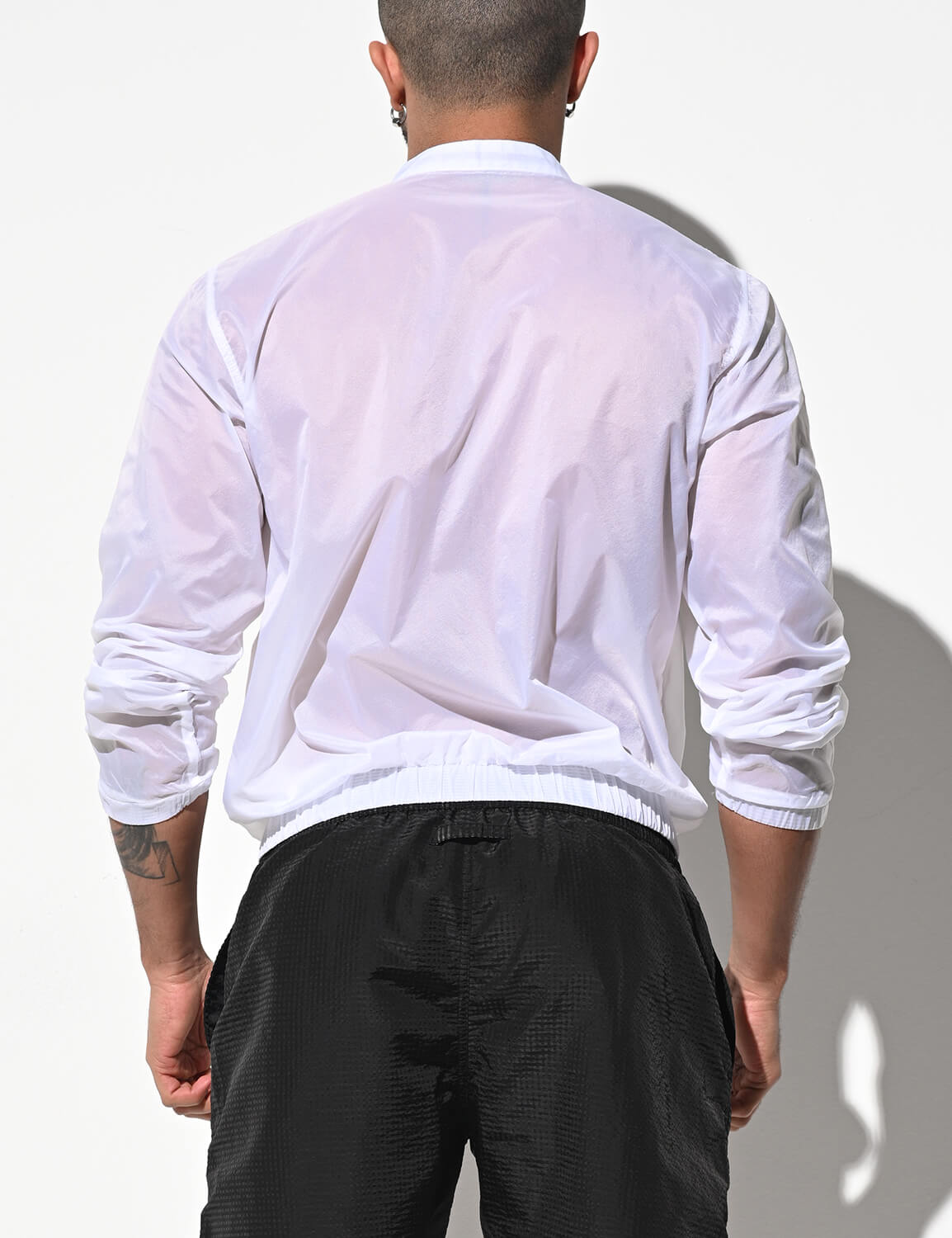 Thin Long Sleeve Jacket B7242 | dmunderwear detail image 19