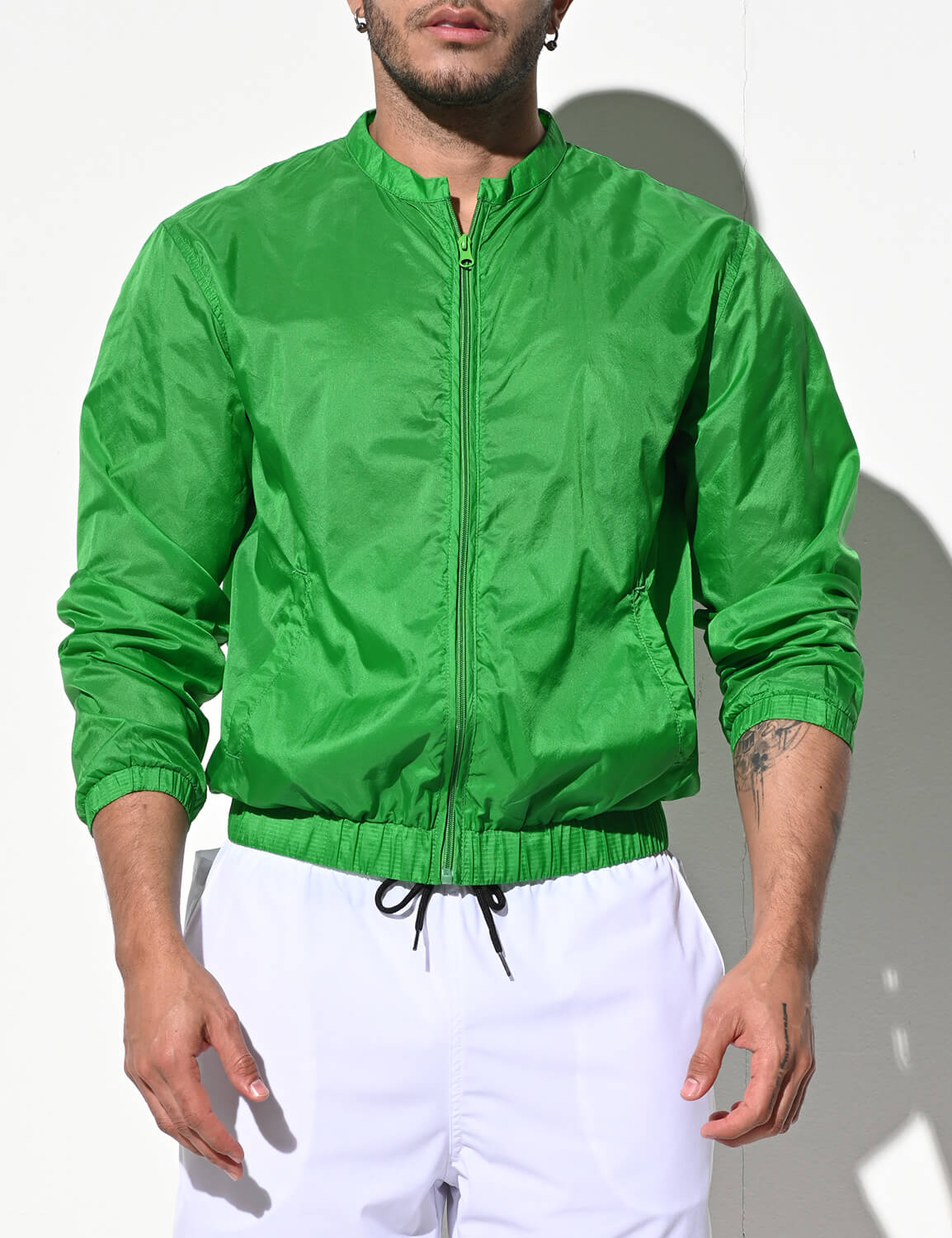 Thin Long Sleeve Jacket B7242 | dmunderwear detail image 6