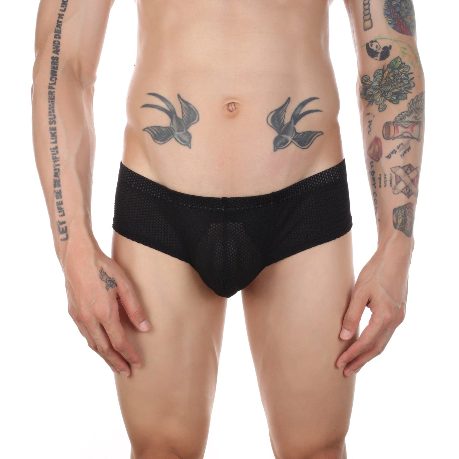 Thrust Mesh Cheeky Briefs | dmunderwear detail image 11