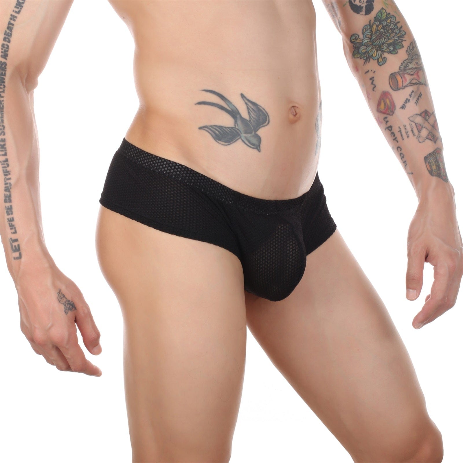 Thrust Mesh Cheeky Briefs | dmunderwear detail image 12