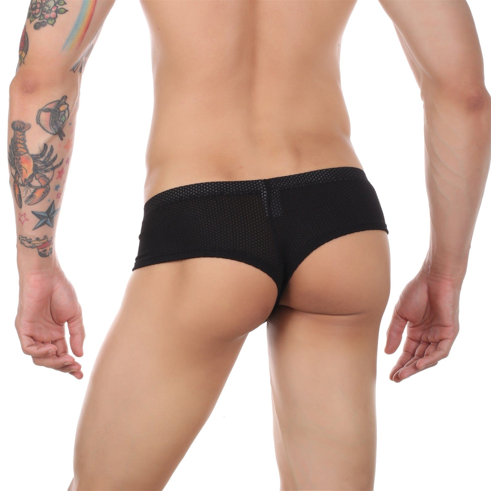 Thrust Mesh Cheeky Briefs | dmunderwear detail image 13