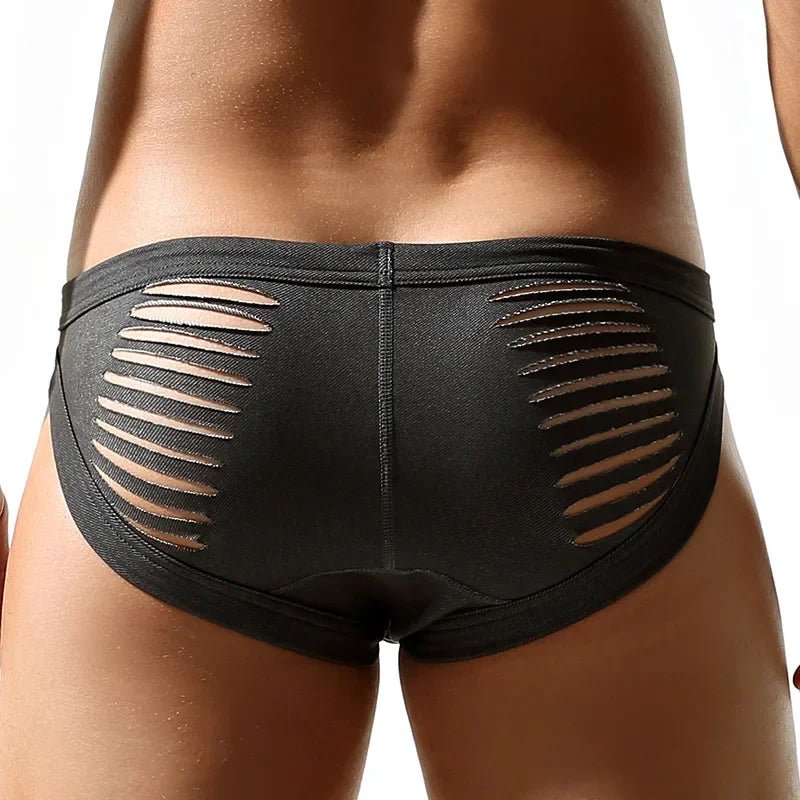 Tiger Slash Swim Briefs | dmunderwear detail image 2