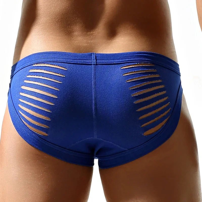 Tiger Slash Swim Briefs | dmunderwear detail image 6