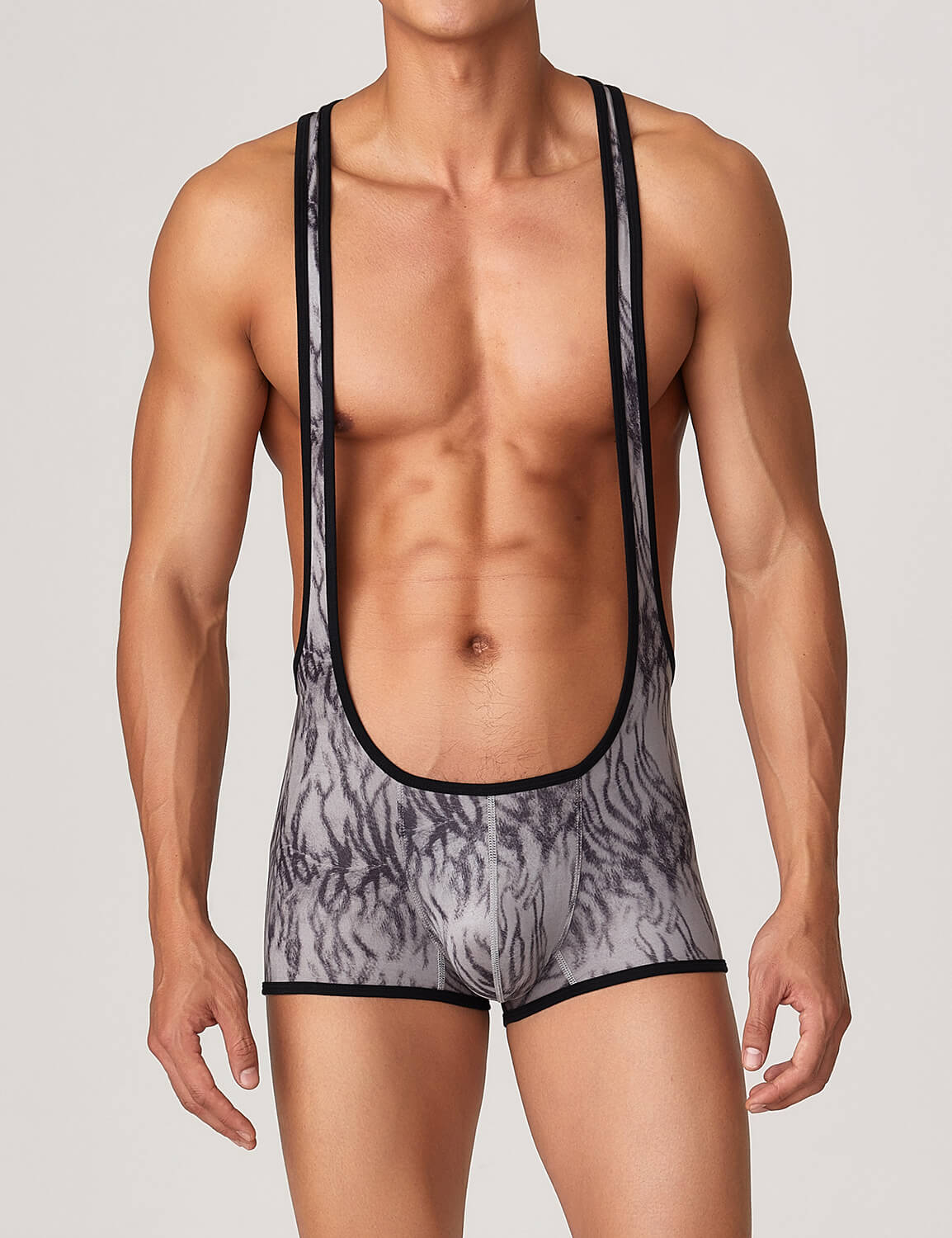 Tiger Stripes Wrestling Singlet 22701 | dmunderwear detail image 5