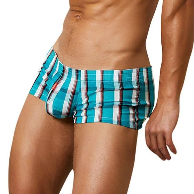 Tight Plaid Printed Boxers | dmunderwear detail image 7