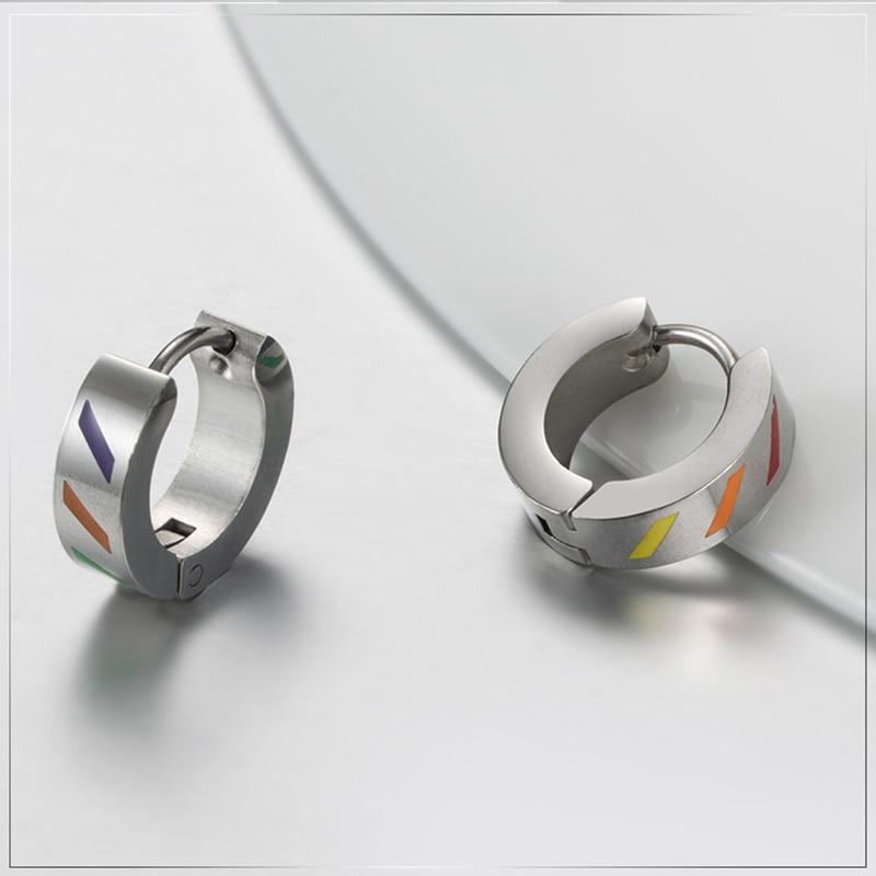 Titanium Pride Earrings | dmunderwear product image 2