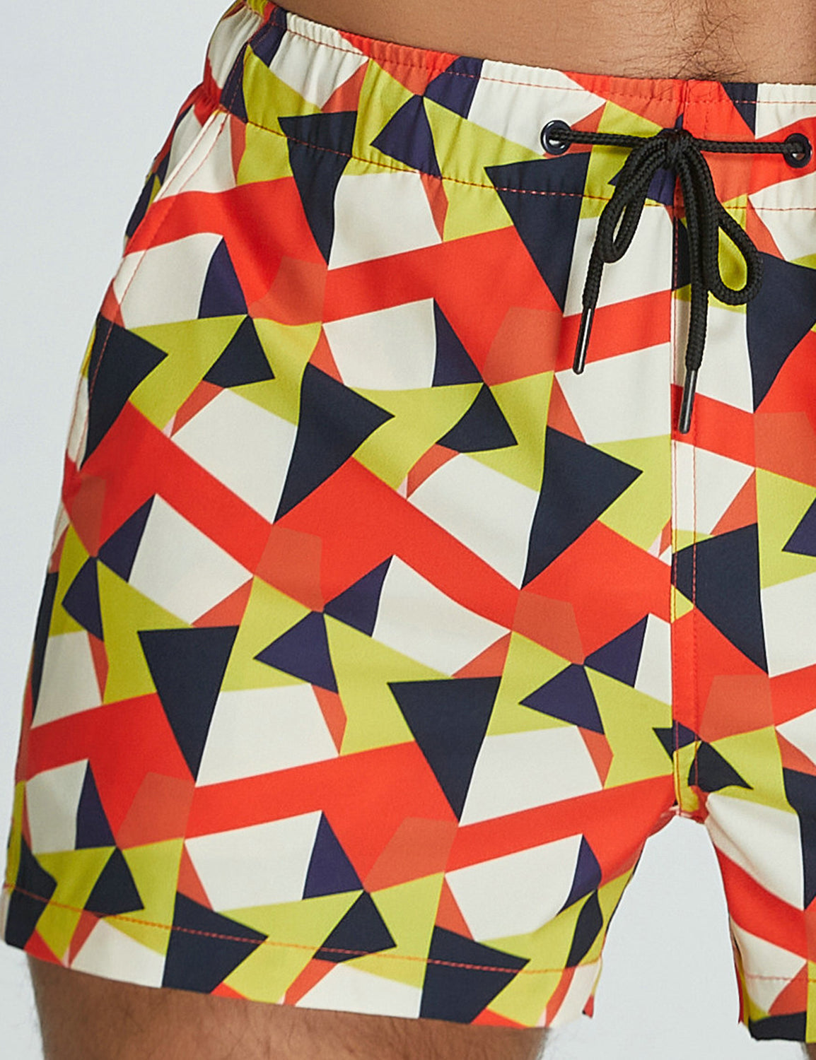 Training Sport Shorts 11301 with Quick-Dry in Colored Triangles | dmunderwear detail image 4