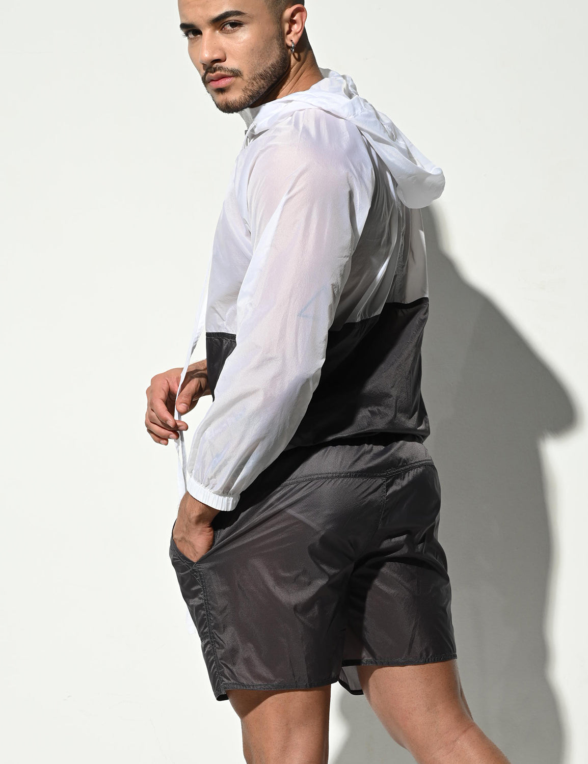 Translucent Long Sleeve Tops B7126 | dmunderwear detail image 3