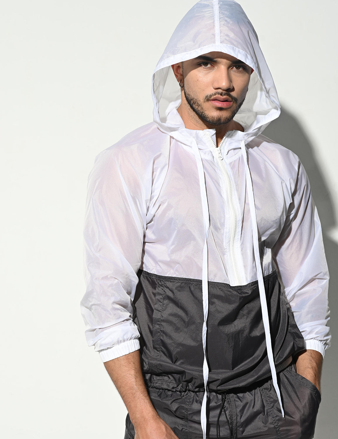 Translucent Long Sleeve Tops B7126 | dmunderwear detail image 6