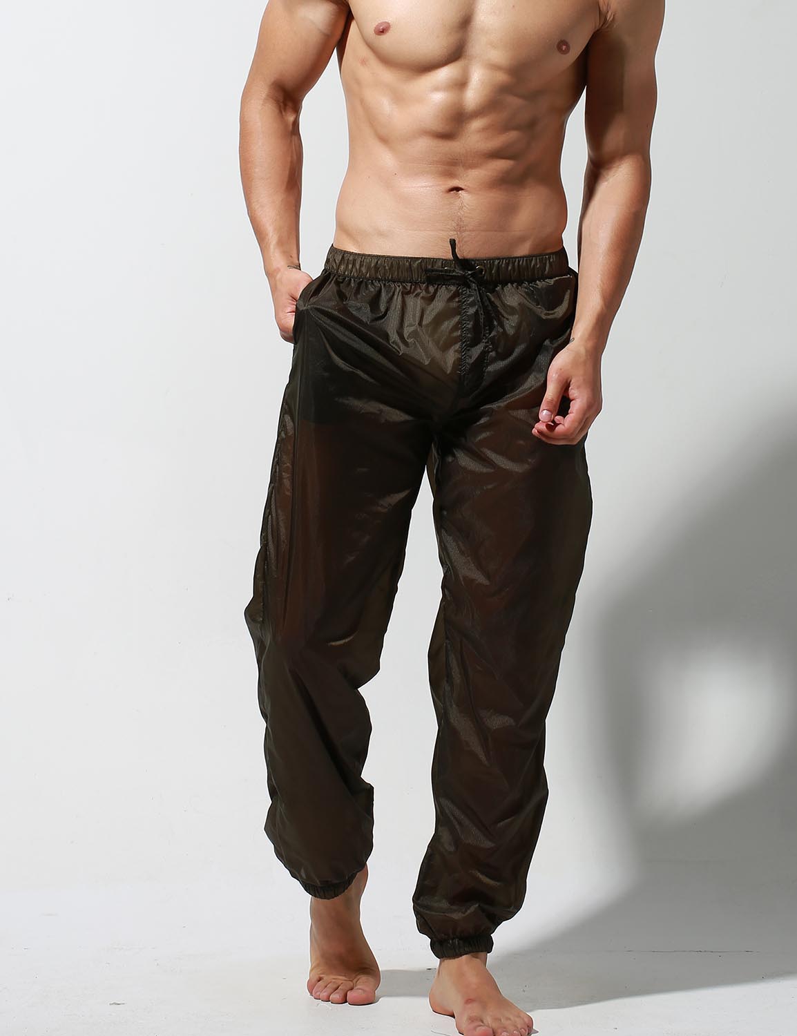 Translucent Quick-Dry Sport Pants S1901 | dmunderwear detail image 12