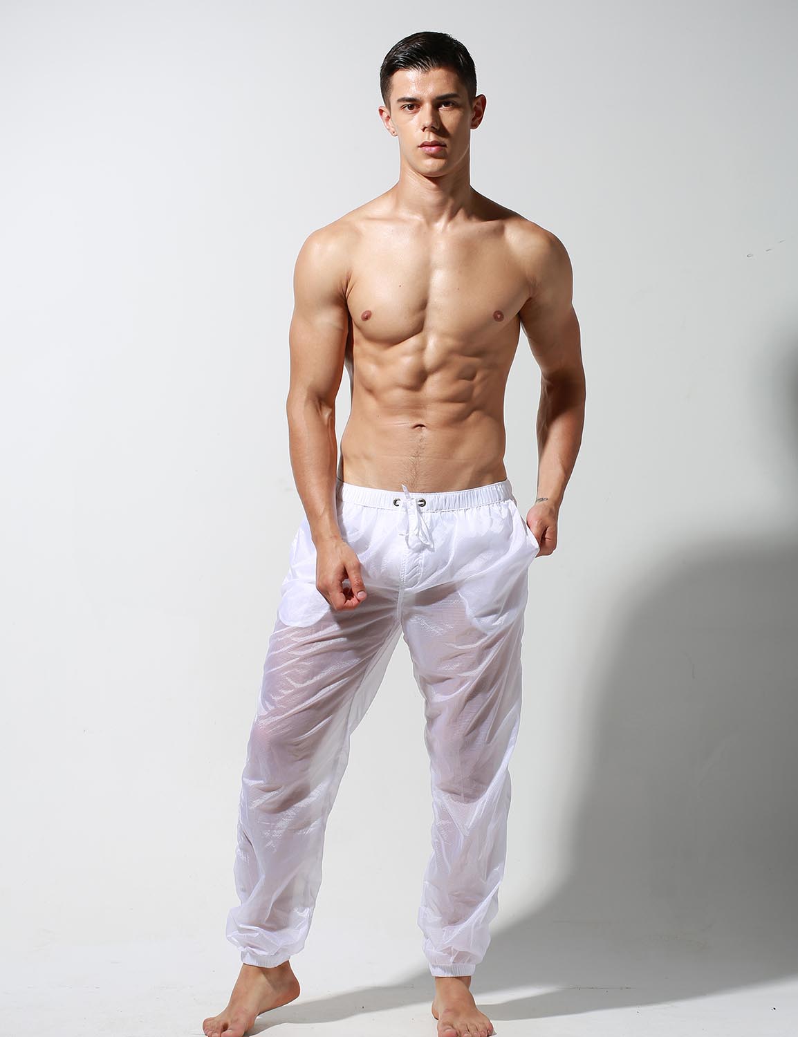 Translucent Quick-Dry Sport Pants S1901 | dmunderwear detail image 15